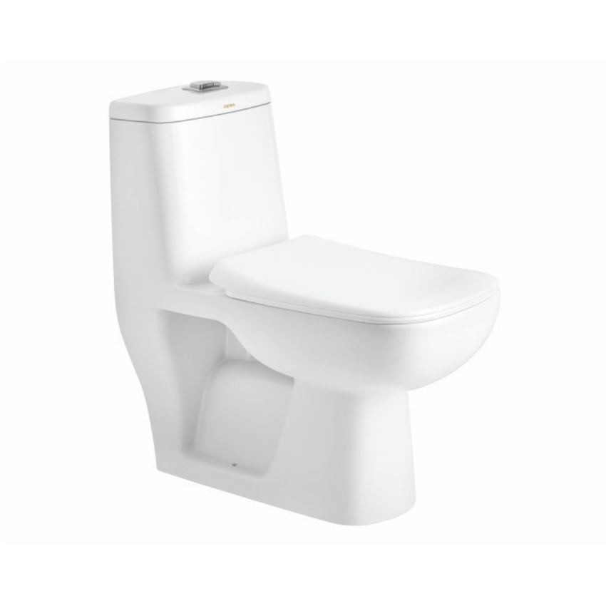 Cera Campbell 220 mm One Piece EWC With Soft Close Seat Cover