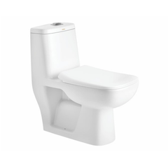 Cera Campbell 220 mm One Piece EWC With Soft Close Seat Cover
