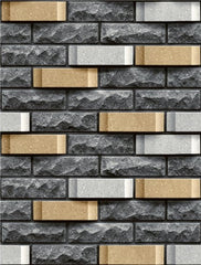 Digital Elevation Tiles Code Calido Lead (300x450 mm) High Depth