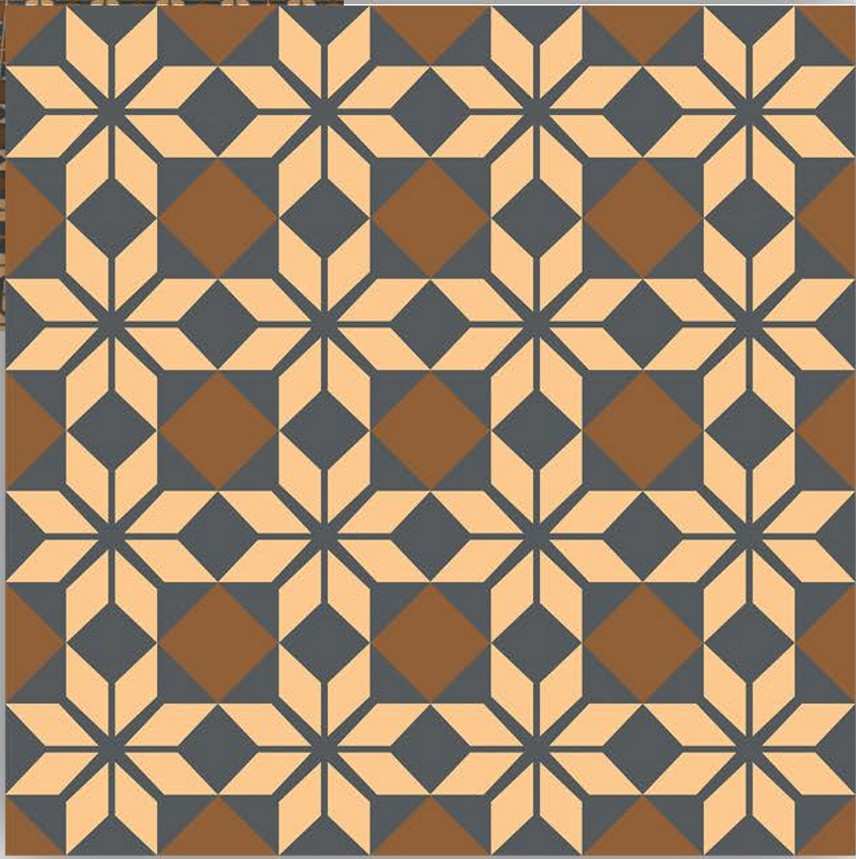 Digital Moroccan Tiles Code M 06 (300x300mm)