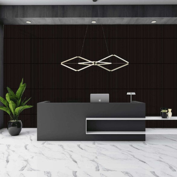 Digital Subway Tiles Code Zeta Black (300x600 mm)