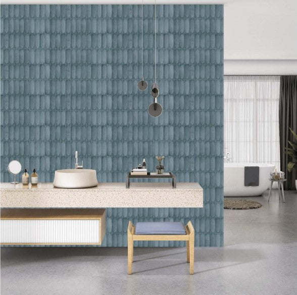 Digital Subway Tiles Code Cuba Aqua (300x600 mm)