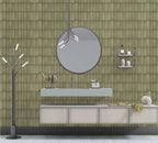 Digital Subway Tiles Code Cuba Green (300x600 mm)