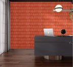 Digital Subway Tiles Code Cuba Red (300x600 mm)