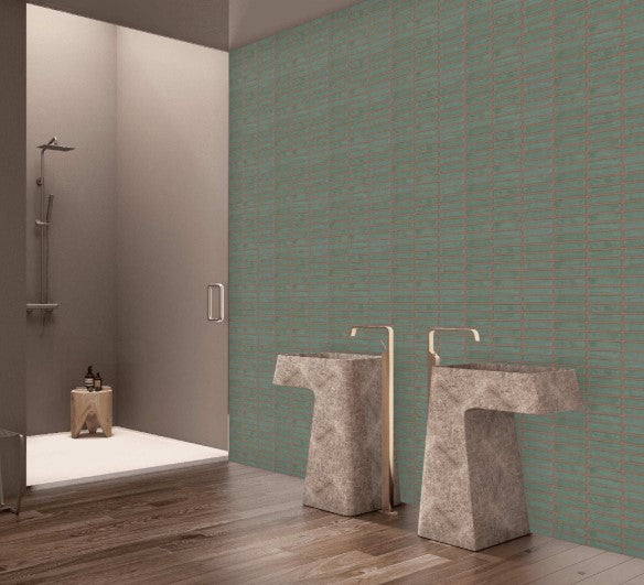 Digital Subway Tiles Code Gama Green (300x600 mm)
