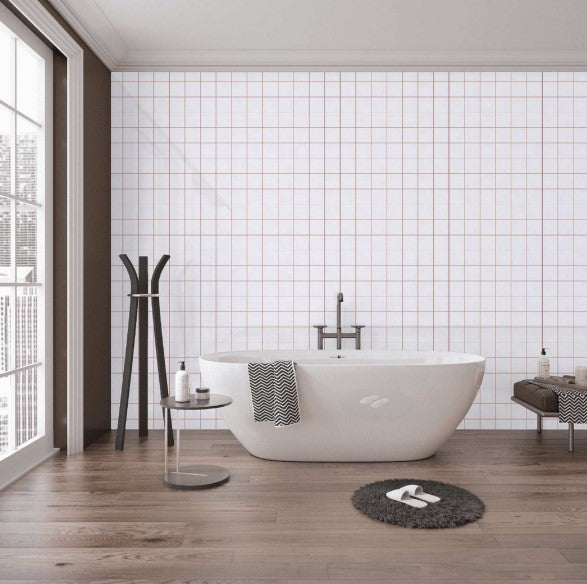 Digital Subway Tiles Code Luxe White (300x600 mm)