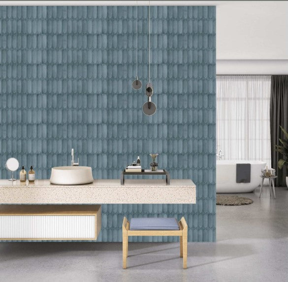 Digital Subway Tiles Code Luna Aqua (300x600 mm)