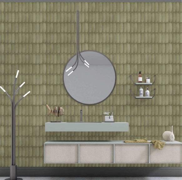 Digital Subway Tiles Code Luna Green (300x600 mm)