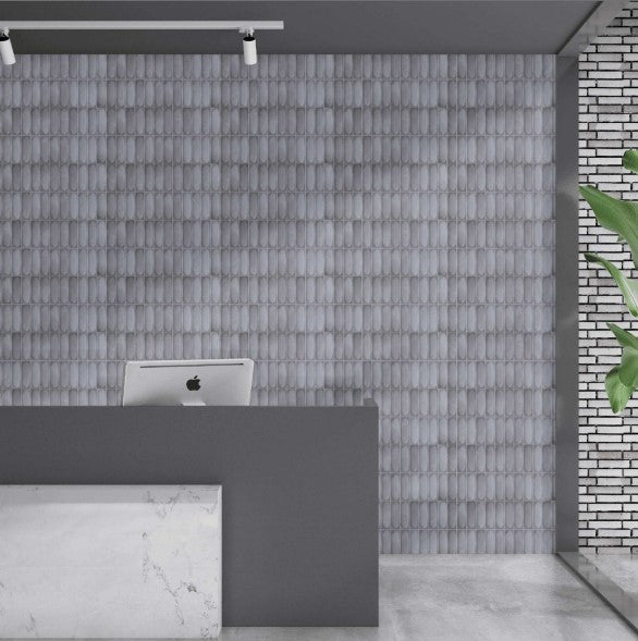 Digital Subway Tiles Code Luna Grey (300x600 mm)