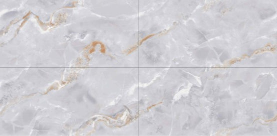Digital Vitrified Tiles Code Agata Grey (600x1200 mm) Glossy Endless