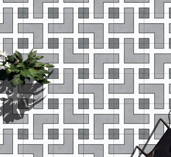 Digital Parking Tiles Code 10032 (600X600 mm) 12mm