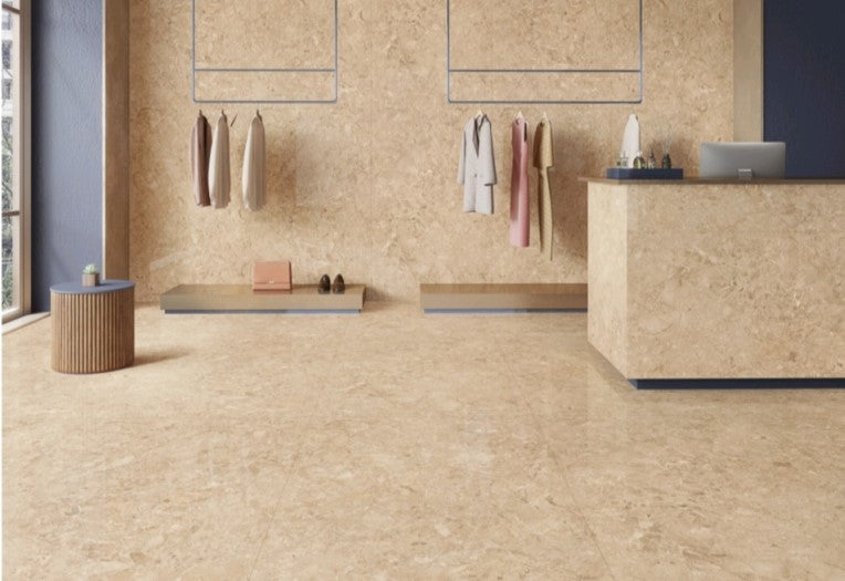 Digital Vitrified Tiles Code Breccia Brown (1200x1800 mm) Glossy Endless 15MM