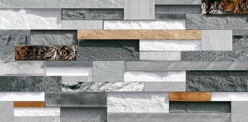Digital Ceramic Tiles Code 11033 (300x6000 mm) High Depth