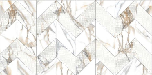 Digital Vitrified Tiles Code 114 (600x1200 mm) Glossy Carving