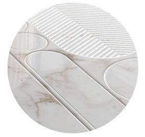 DiHgital Vitrified Tiles Code 116 (600x1200 mm) Glossy Carving