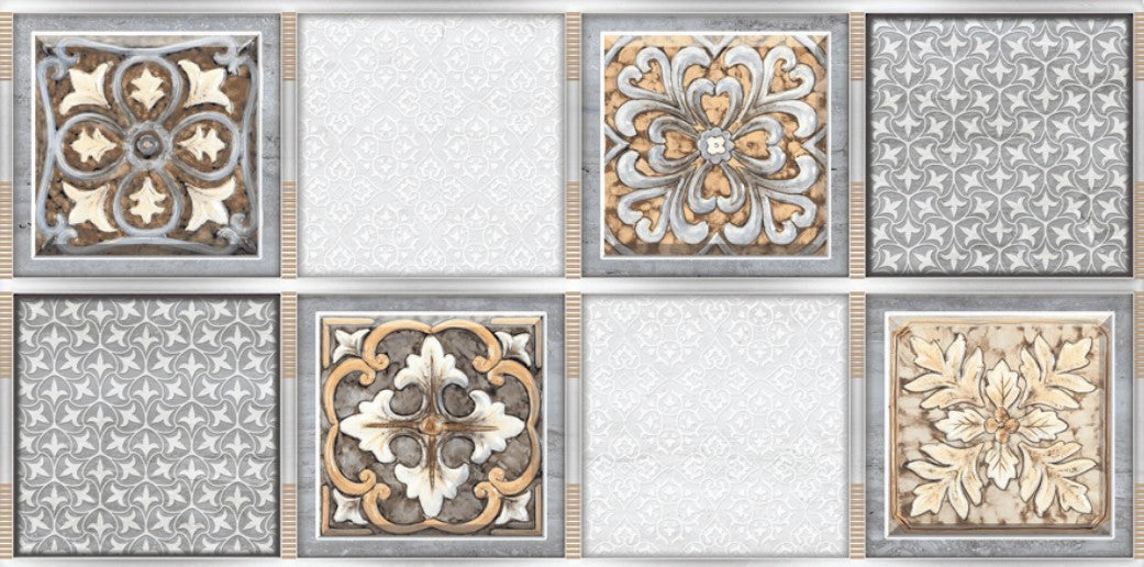 Digital Vitrified Tiles Code 120-Decor (600x1200 mm) Glossy