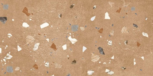 Digital Vitrified Tiles Code 12055 (600x1200 mm) Terrazo Carving