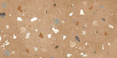Digital Vitrified Tiles Code 12055 (600x1200 mm) Terrazo Carving