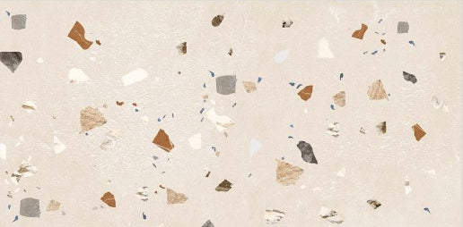 Digital Vitrified Tiles Code 12056 (600x1200 mm) Terrazo Carving