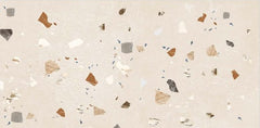 Digital Vitrified Tiles Code 12056 (600x1200 mm) Terrazo Carving