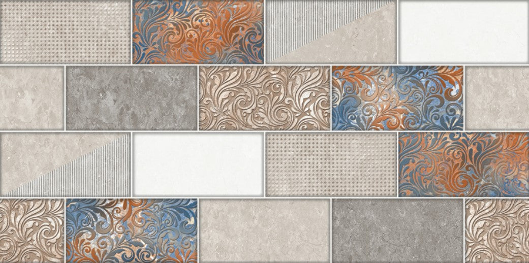Digital Vitrified Tiles Code 138-Decor (600x1200 mm) Glossy