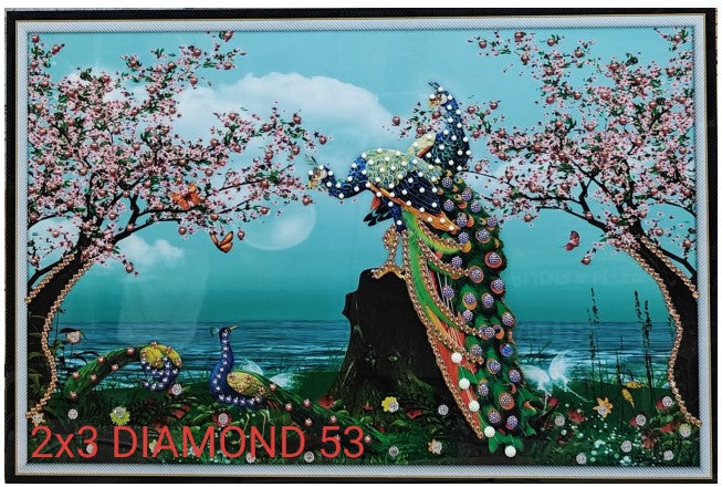 Digital Poster Tiles Code Diamond 53 (2X3 feet)