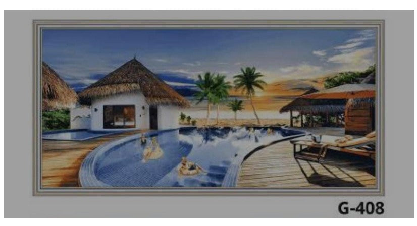 Digital Poster Tiles Code Plain G-408 ( 2x4 feet)