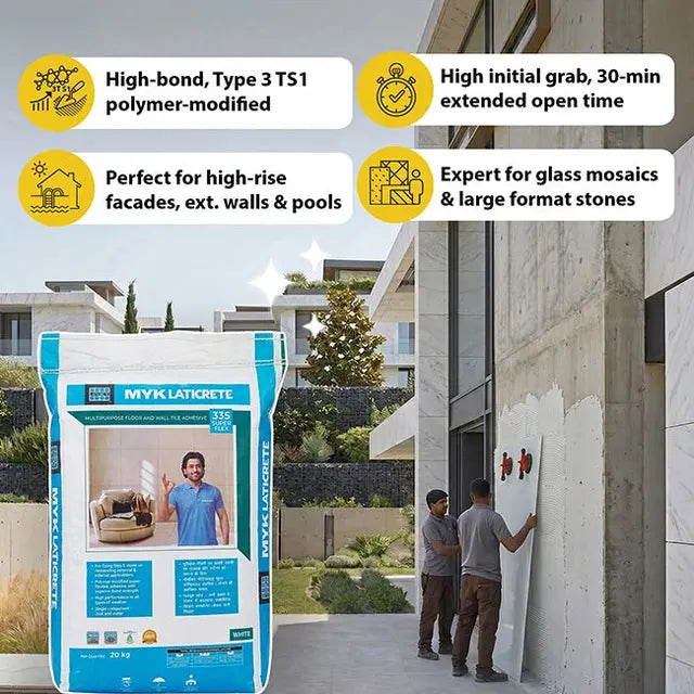 MYK Laticrete 335 Tile Adhesive – White – 20 Kg Bag