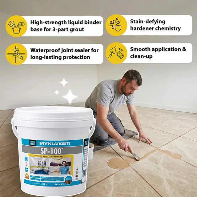MYK Laticrete SP-100 Epoxy Tile Grout – Resin & Hardener Part A + B