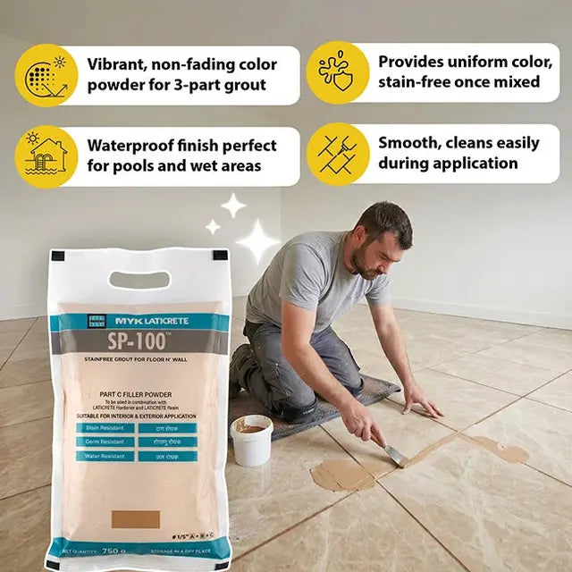 MYK Laticrete SP-100 Epoxy Tile Grout – Colour Powder Part C
