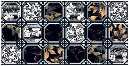 Digital Vitrified Tiles Code 311 (600x1200 mm) Glossy Carving