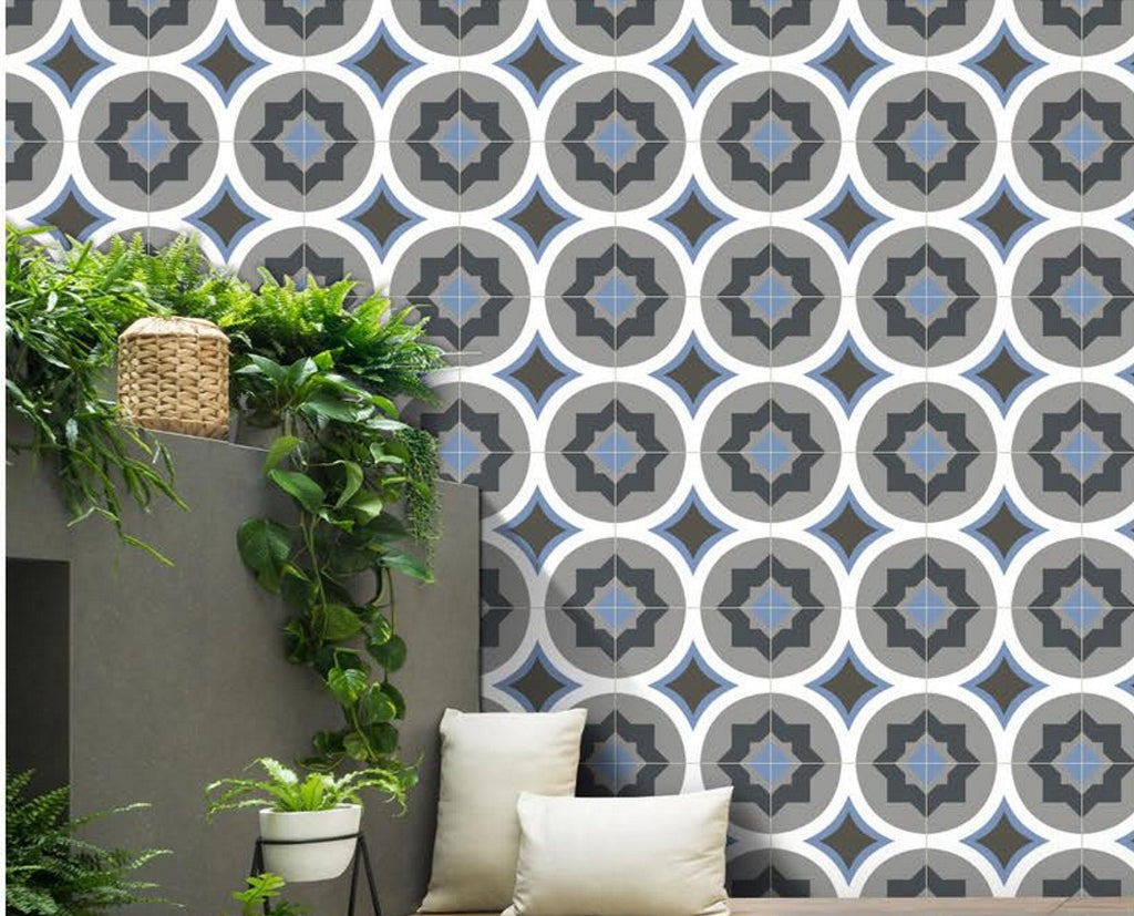 Digital Moroccan Tiles Code M 33 (300x300mm)