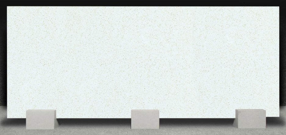 Kitchen Quartz Slab Camrola Code Chilled white