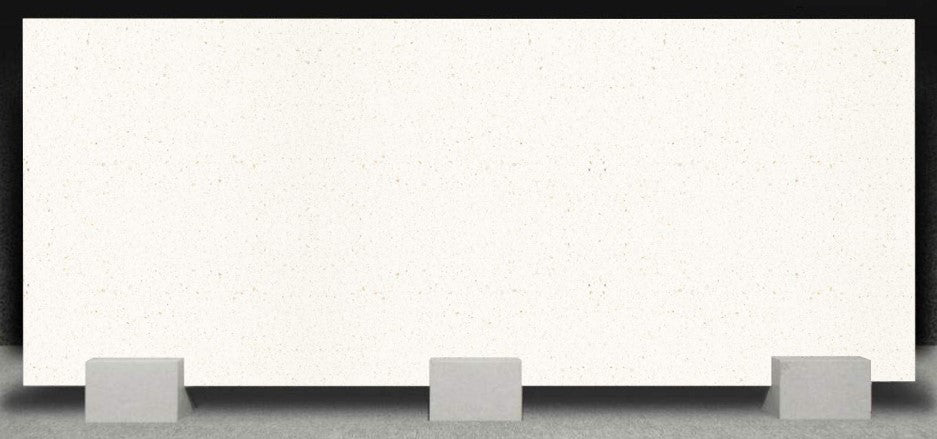 Kitchen Quartz Slab Camrola Code Cotton White