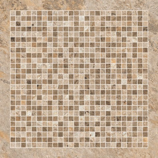 Digital Parking Tiles Code 403 Gold Decor (600X600 mm) 12mm