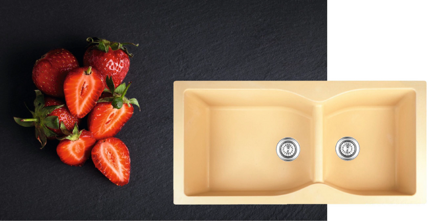 Kitchen Quartz Sink Size 20X40 Inch