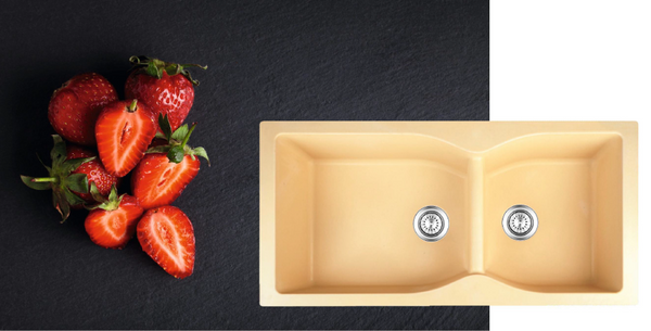 Kitchen Quartz Sink Size 20X40 Inch