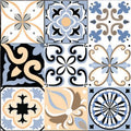 Digital Moroccan Tiles Code M 45 (300x300mm)
