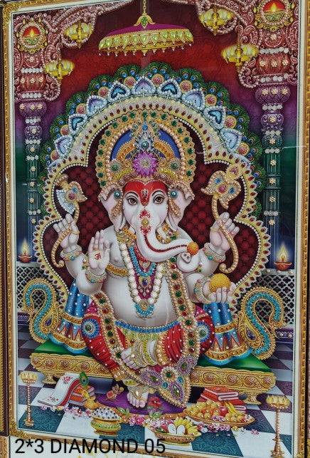 Digital Poster Tiles Code Diamond 05 (2X3 feet)