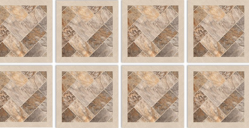 Digital Parking Tiles Code 502 Crema (600X600 mm) 12mm