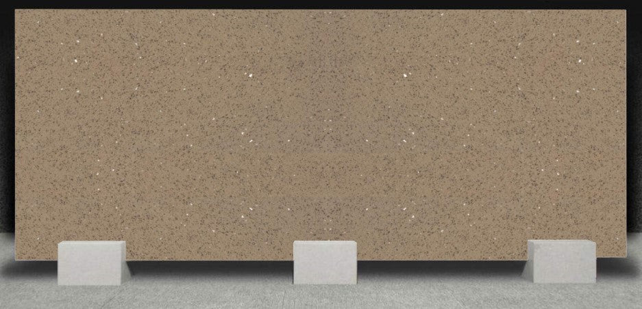 Kitchen Quartz Slab Camrola Code Brown Star