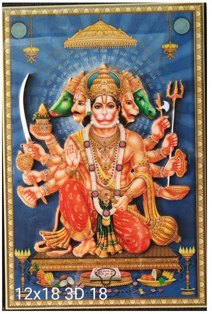 Digital Poster Tiles Embosed Code 3D 18 (1X1.5 feet)