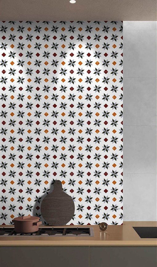 Digital Moroccan Tiles Code 7053 (300x300mm)