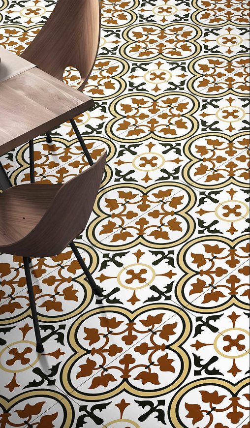 Digital Moroccan Tiles Code 7075 (300x300mm)