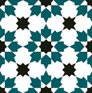 Digital Moroccan Tiles Code 7076 (300x300mm)