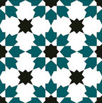 Digital Moroccan Tiles Code 7076 (300x300mm)