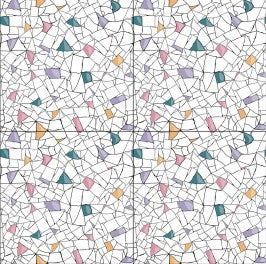 Digital Moroccan Tiles Code 71517 (300x300mm)