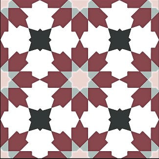 Digital Moroccan Tiles Code 7163 (300x300mm) Matt