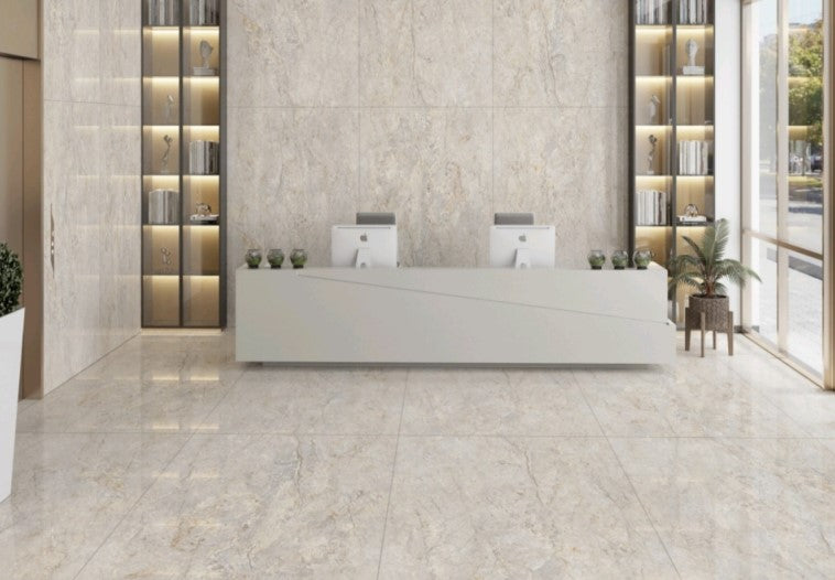 Digital Vitrified Tiles Code Torano Beige (1200x1800 mm) Glossy Endless 15MM