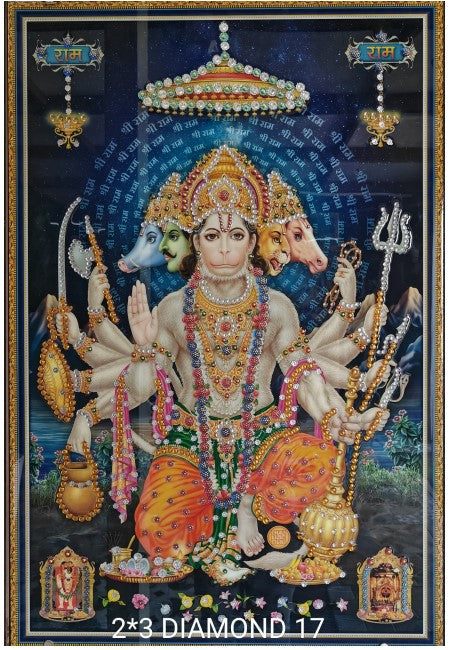 Digital Poster Tiles Code Diamond 17 (2X3 feet)